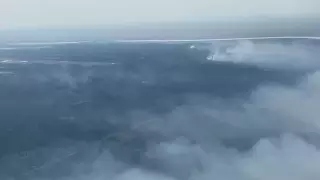 Лесной пожар в ВКО: распространение огня остановлено