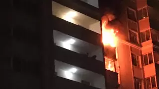 ЖК загорелся в центре левого берега Нур-Султана