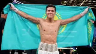 Британская промоутерская компания показала фильм о Данияре Елеусинове