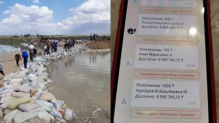 "Шолақ белсенділер ақшаны маған аудара сал деді". Блогер су тасқынынан зардап шеккендерге 23 миллион теңге жинады