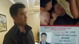 Полицейского уволили из-за видео и боди-массажа в Алматы