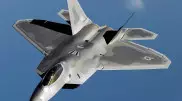 Американский истребитель F-22 потерпел крушение