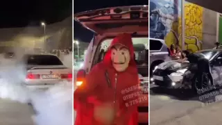 Фанаты "Бумажного дома" из Алматы попали в полицейские сводки