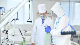 В Шымкенте завершено строительство модульного инфекционного центра