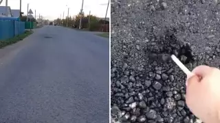 Крошится палочкой для мороженого: в Уральске переделали некачественный асфальт