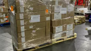 10 аппаратов ИВЛ доставили из Грузии в Казахстан