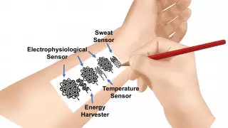 Ученые создали умную татуировку, которая показывает состояние здоровья