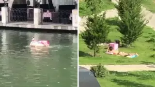 Необычные способы позагорать придумывают алматинцы в условиях карантина