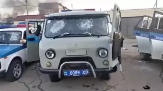 Беспорядки в Сатпаеве: появилось фото последствий