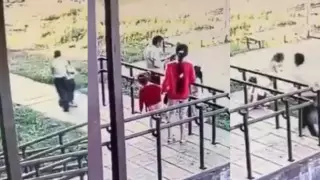 Попытка похищения 6-летней девочки попала на видео в Уральске