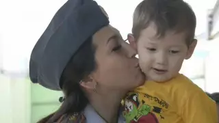 Многодетная мама в погонах: удивительная история майора Диляфруз Кинжехановой