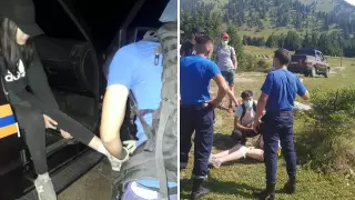 16-летняя девушка получила травму в горах Алматы