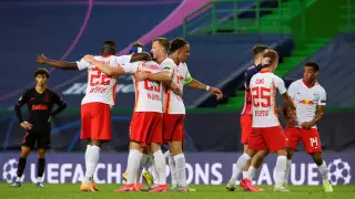 "РБ Лейпциг" победил "Атлетико" и вышел в полуфинал Лиги чемпионов