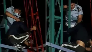 Спасение кызылординца с колеса обозрения сняли на видео