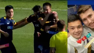 "Казахи и кыргызы - братья". Кайратовцы Алыкулов и Аймбетов успокоили фанатов