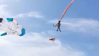 Воздушный змей унес маленькую девочку на Тайване