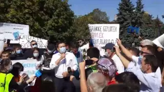 Митинг прошел в Алматы