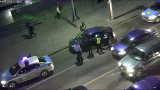 Авто с грабителями отследили по камерам в Нур-Султане