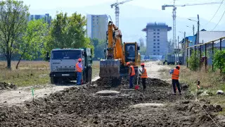 В Алматы продолжается строительство инженерной инфраструктуры
