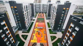 Жилой комплекс в "золотом квадрате" сдали раньше срока