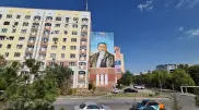 Памятный мурал с изображением Абая появился в Алматы благодаря Нурбанку