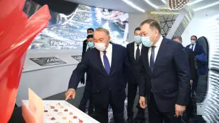 Назарбаев ознакомился с проектом "Городище Культобе" в Туркестане