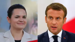 Тихановская встретилась с Макроном