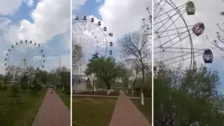 Опасный аттракцион в Рудном демонтируют за счет бюджета