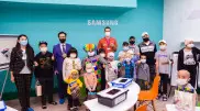 В алматинском Центре онкологии открылся инновационный класс Samsung School