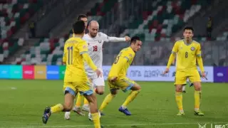 Сборная Казахстана снова проиграла Беларуси в Лиге наций