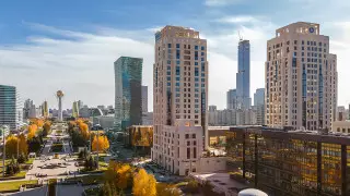 На бульваре Нуржол появилась смотровая площадка