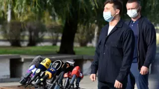 Девушка обнажилась перед Зеленским в знак протеста