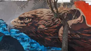 "Искали "Икарус", а нашли Цоя". Как рисовали символы Алматы на стене автопарка