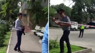 Алматинский дворник дважды за лето "заминировал" акимат и здание полиции