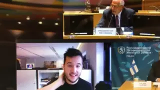 Журналист подобрал пароль и подключился к секретной видеоконференции ЕС