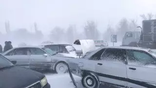 12 детей спасли на трассе в Жамбылской области