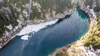 Зимняя сказка, или почему стоит посетить Кольсай и Каинды в снежное время года