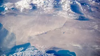 Космонавт сфотографировал бурю в Казахстане с МКС