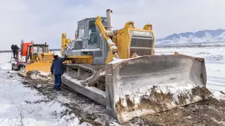 ВОЛС в Жамбылской области: связисты шли на горы в штыковую