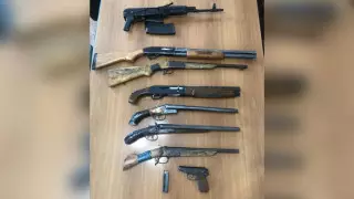 Арсенал оружия изъяли у павлодарца в Алматы