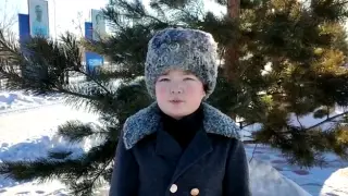 8-летний мальчик "по-генеральски" поздравил с Новым годом