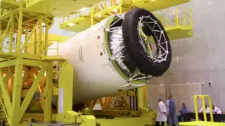 На Байконур доставлен европейский космический аппарат KA-SAT