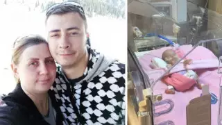 Родилась на заправке в Турции: маленькая Полина снова в опасности