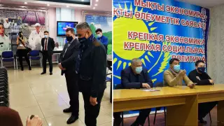 Представители казахстанских партий встретились с жителями регионов