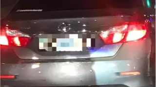 В Атырау задержали авто с медицинской маской на госномере