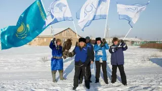 Автопробег "С "Ак жолом" - по светлому пути!" прошел во всех городах страны
