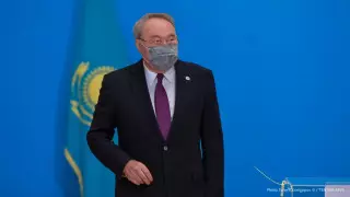 Назарбаев прибыл в штаб Nur Otan