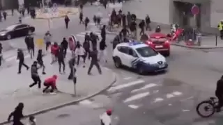 Беспорядки начались в Брюсселе из-за смерти в участке парня по имени Ибрагим