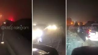 Пешеходов сбили в массовом ДТП в Алматинской области