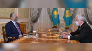 Сапарбаев доложил Токаеву о ситуации в Кордайском районе